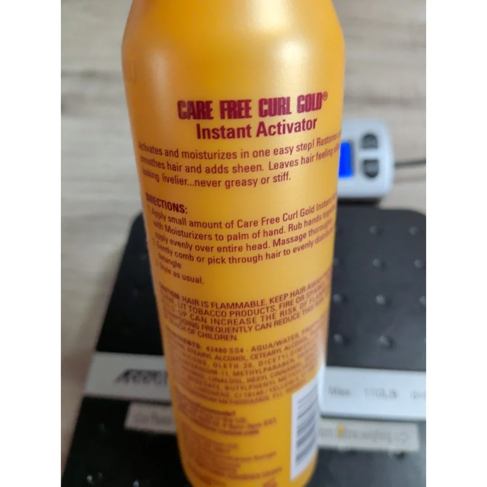 SoftSheen Carson Care Free Curl Gold Hair Instant Activator 8 fl oz New
